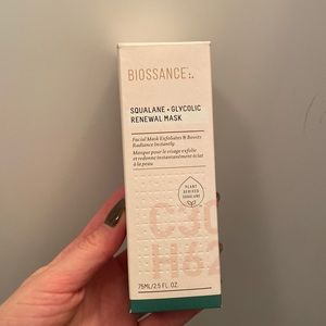 Biossance Squalane & Glycolic Renewal Mask - New in box